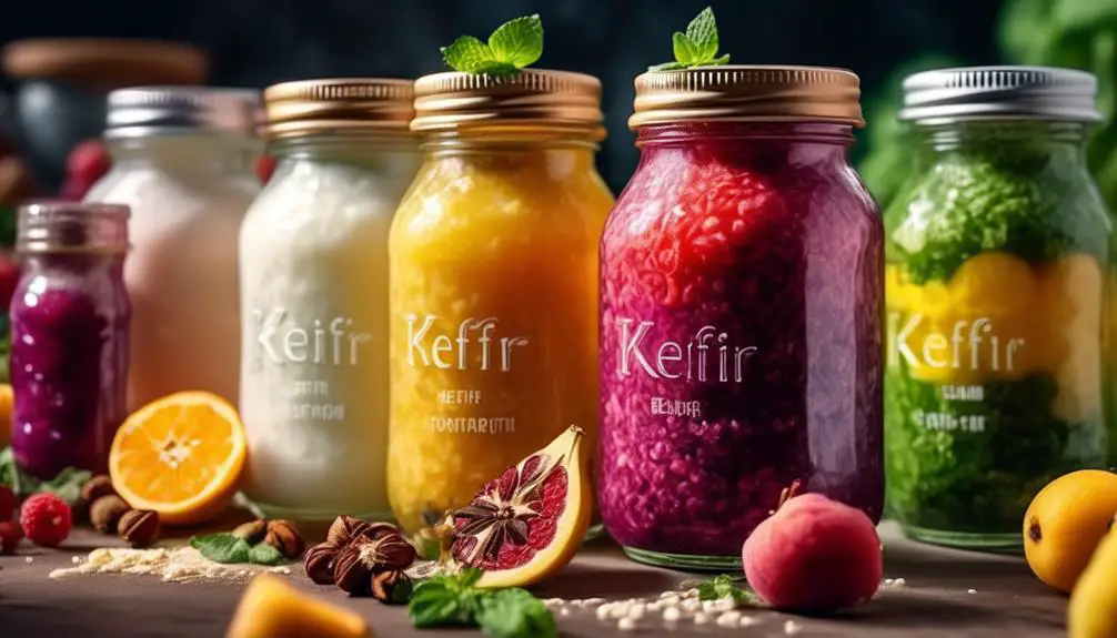 diverse kefir taste experiments
