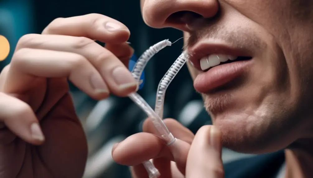 efficient flossing with glide